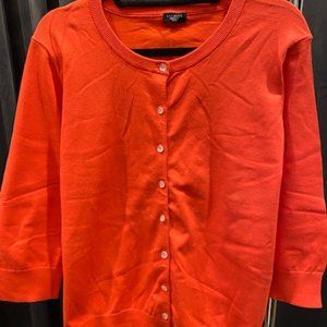Talbots Womens Cardigan Sweater Pink 2X